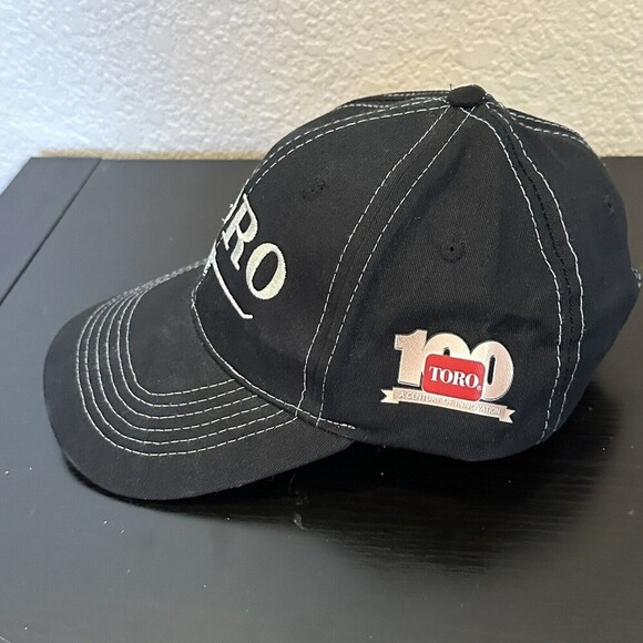Toro Irrigation Basebal Hat New Never Worn Black Adjustable Back - Picture 2 of 4